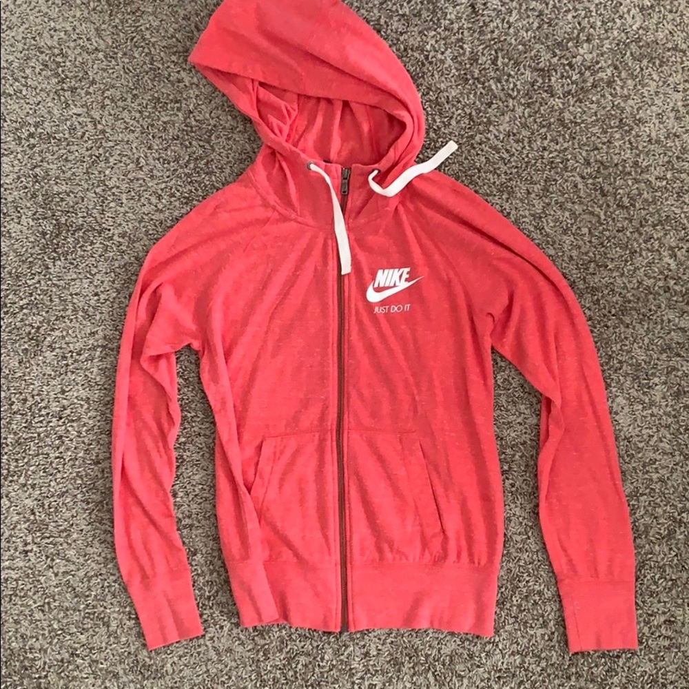 Nike zip up hoodie, small
